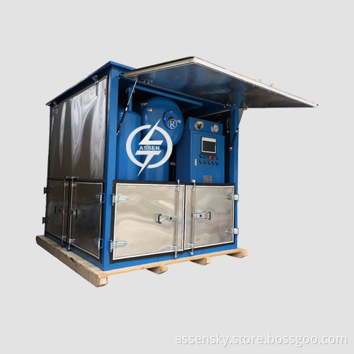 PLC Control System Transformer Oil Dehydration Equipment